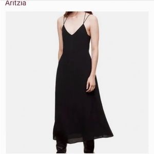 Aritzia Wilfred Black Angelique Dress Size Extra Small